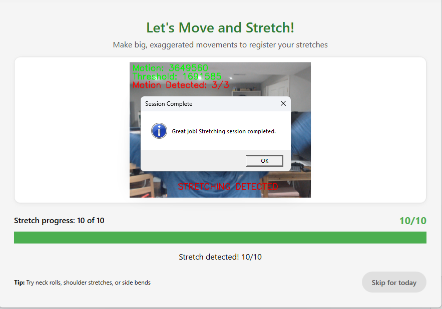 Stretch Detection