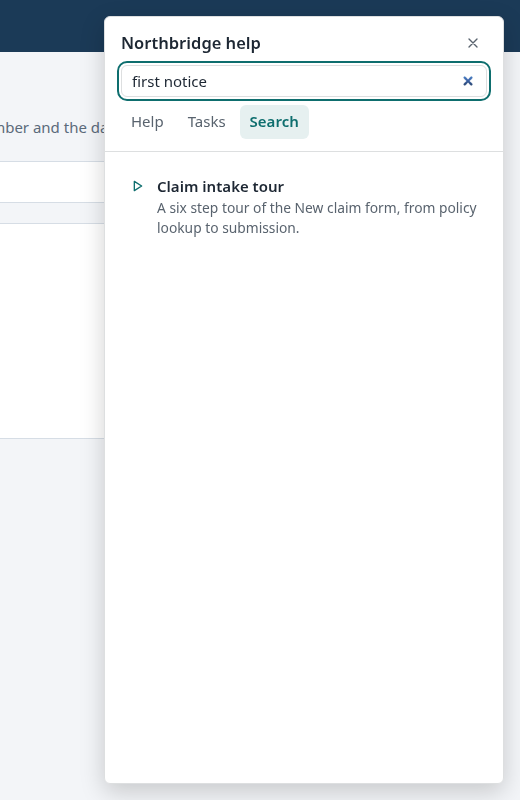 A synonym finds the intake tour