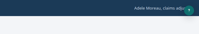 The header button moved in from the corner of the demo's top bar