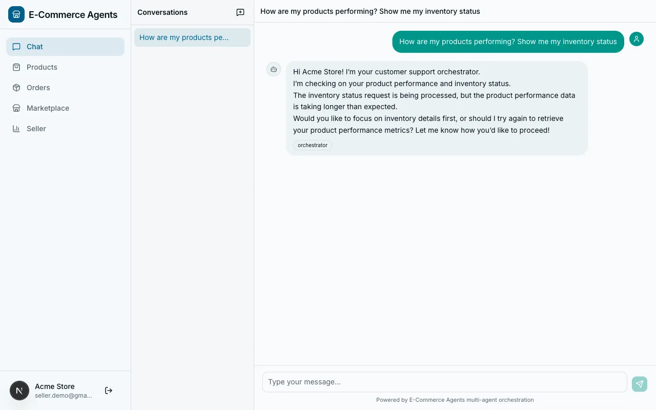 Different responses for customer vs seller asking the same question