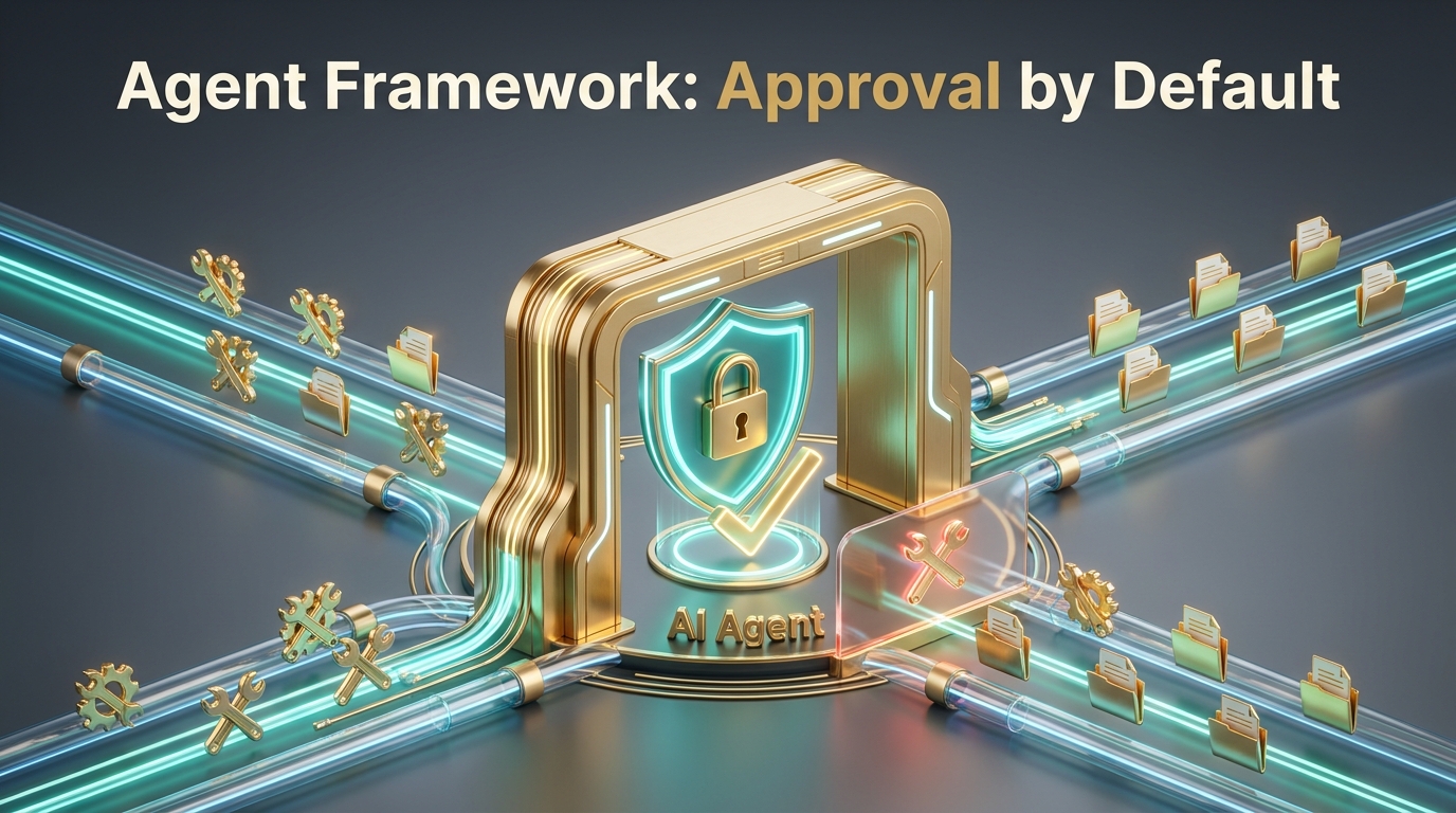 Microsoft Agent Framework Makes Tool and File Access Approval-by-Default