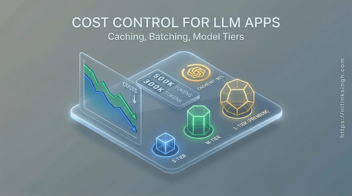 Cost Control for LLM Apps: Caching, Batching, Model Tiers