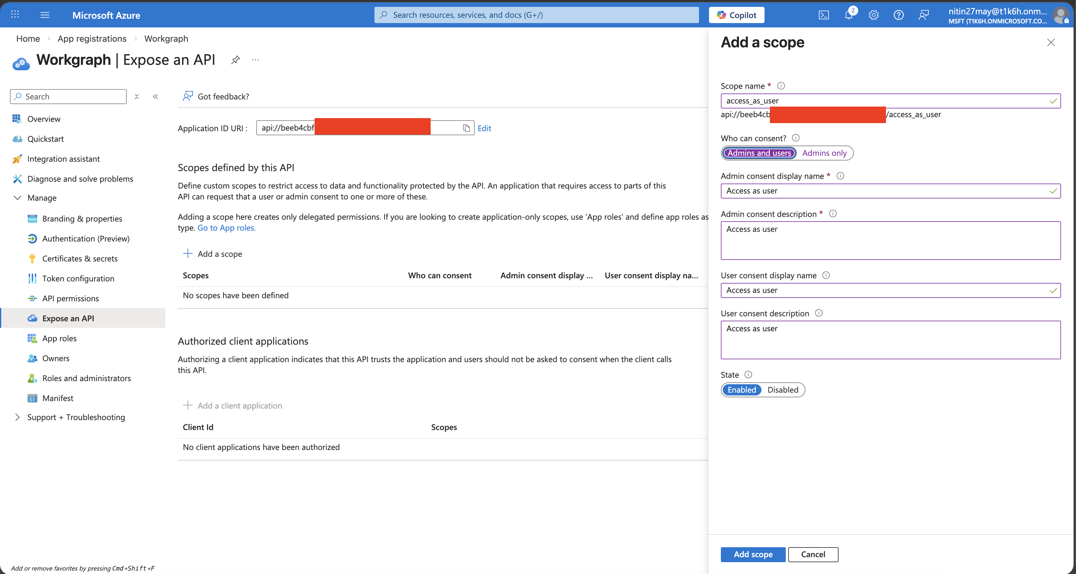 Expose an API